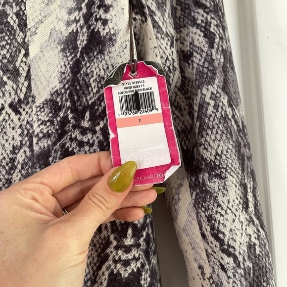 Vince Camuto Vivid Hues Snakeskin Print Blazer - 2 - Picture 3 of 4